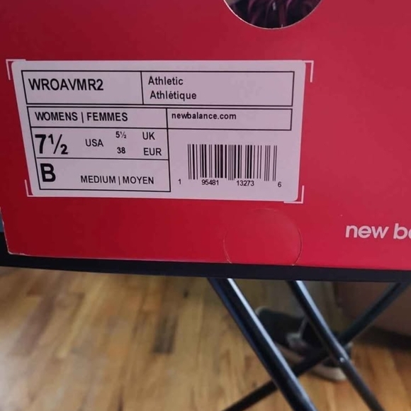 New Balance Women's Burgundy Sneakers - Picture 2 of 6